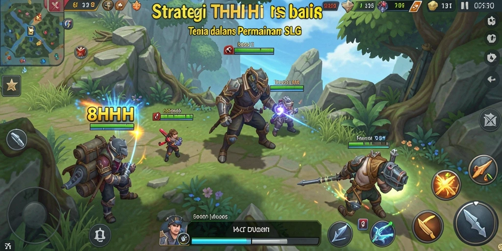 Gameplay menarik dan strategis dalam 8HHH.
