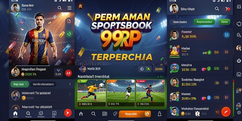 Screenshot tampilan gameplay 99RP saat melakukan taruhan olahraga.