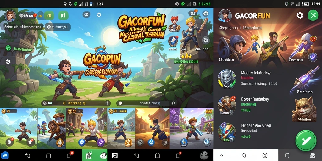 Tangkapan layar GACORFUN menampilkan gameplay seru dan menarik.