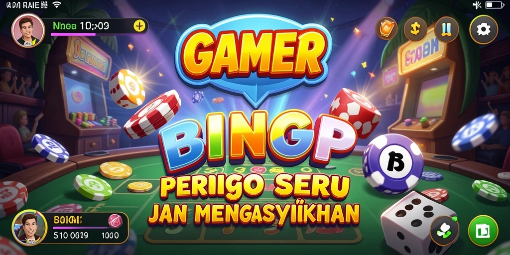 Screenshot GAMERP menampilkan gameplay Bingo yang seru dan interaktif.