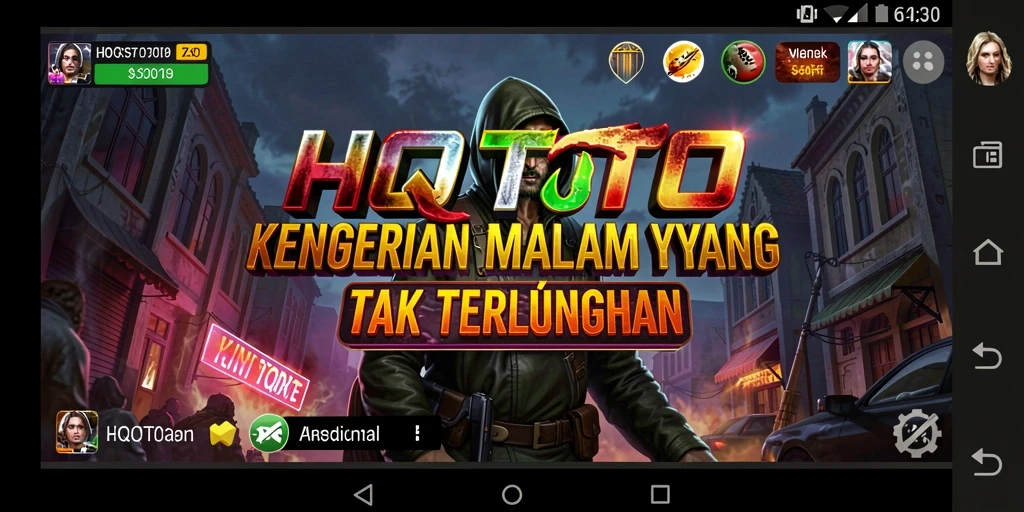 Tangkapan layar HQTOTO menampilkan aksi menegangkan dalam suasana horor.