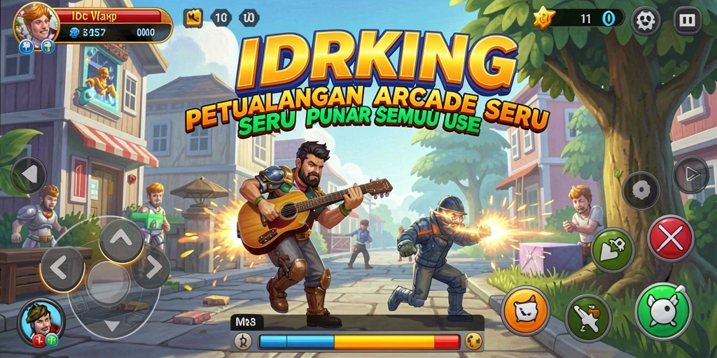 Gameplay seru dan menantang di IDRKING, nikmati petualangan Arcade!