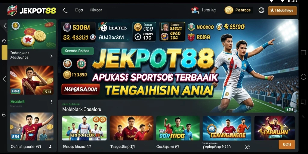 Screenshot gameplay JEKPOT88 menunjukkan antarmuka taruhan yang interaktif.