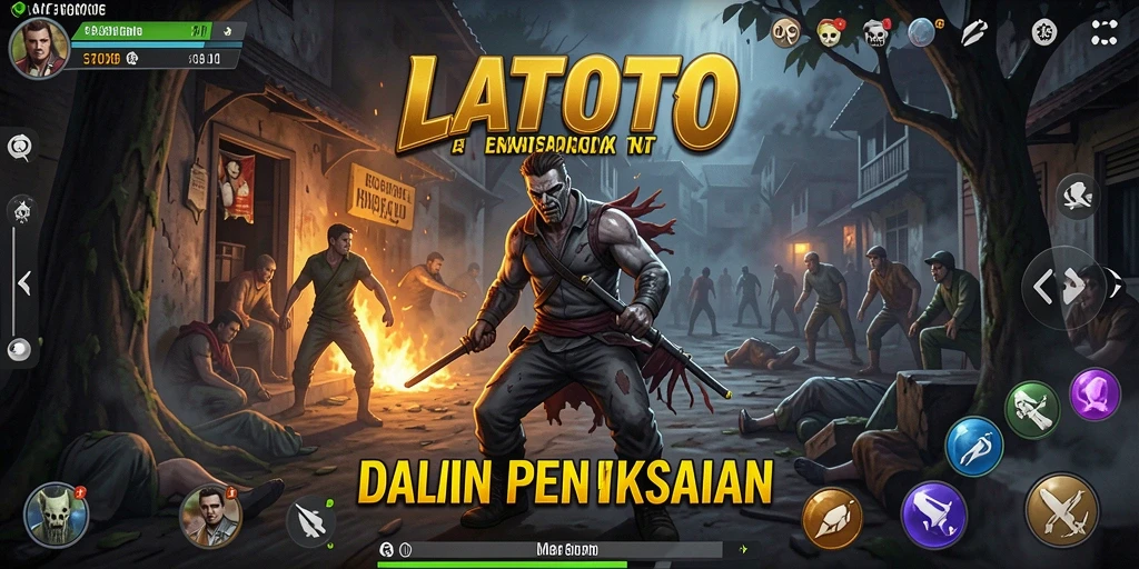 Gameplay LATOTO yang penuh ketegangan dan kengerian.