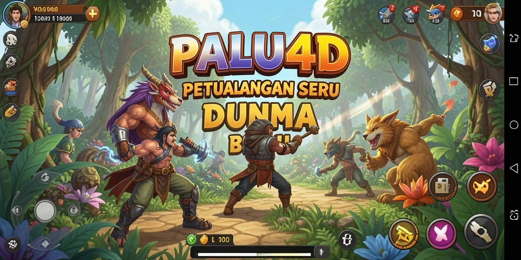 Tampilan gameplay PALU4D yang seru dan menantang.