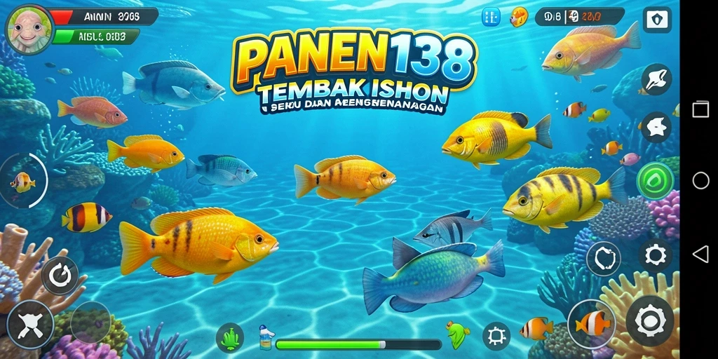 Tampilan screenshot gameplay Tembak Ikan PANEN138 yang seru.