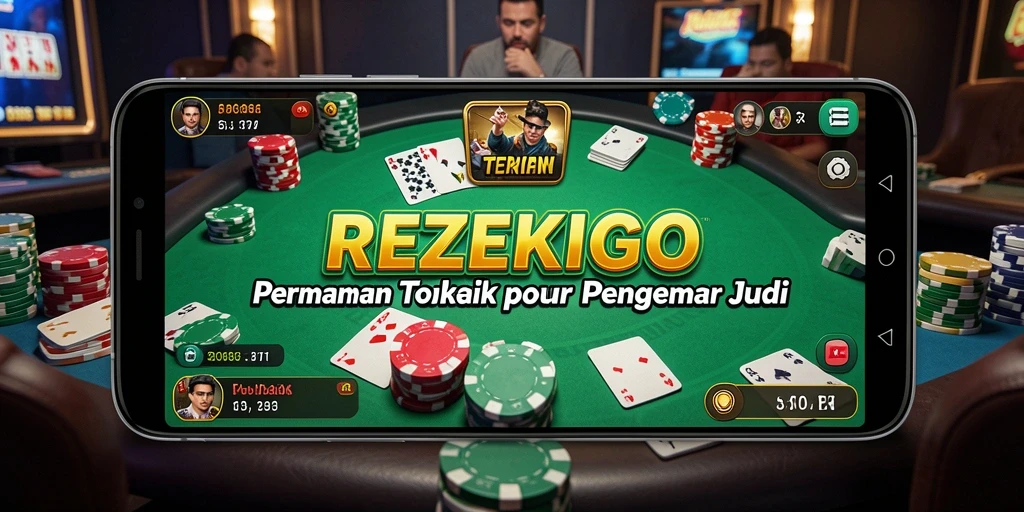 Tampilan gameplay poker yang seru dan mendebarkan di REZEKIGO.