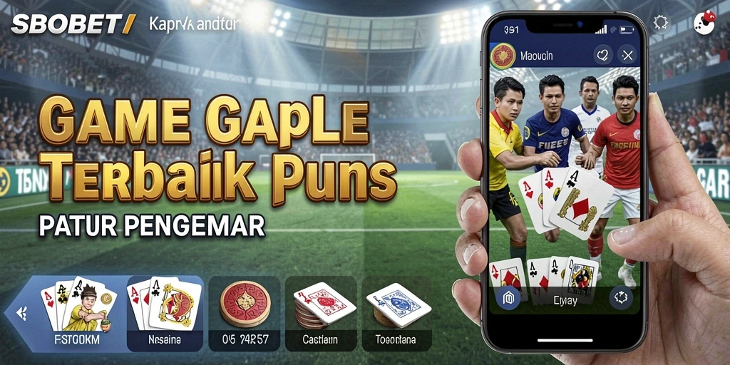 Tampilan gameplay SBOBET yang menarik dalam permainan Gaple.