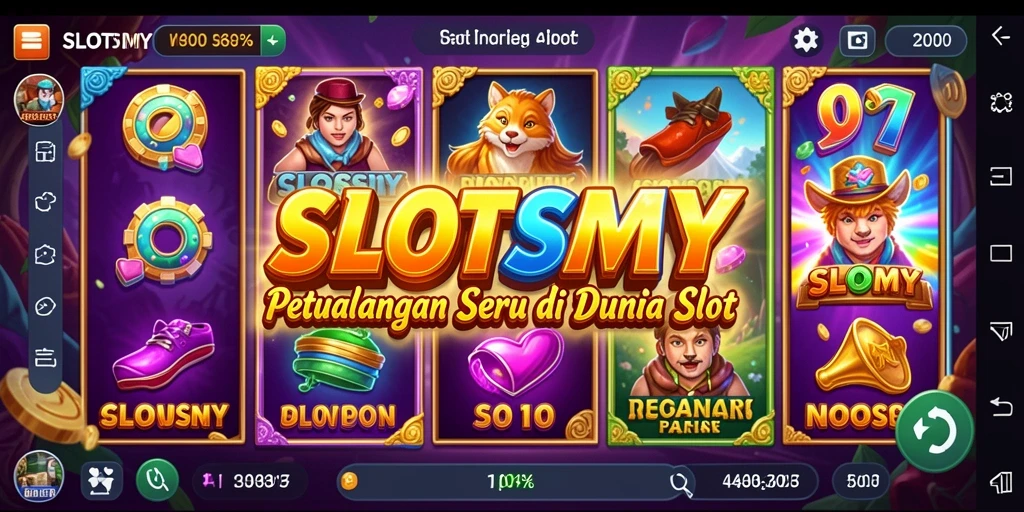 Tangkapan layar SLOTSMY yang menunjukkan gameplay penuh aksi.