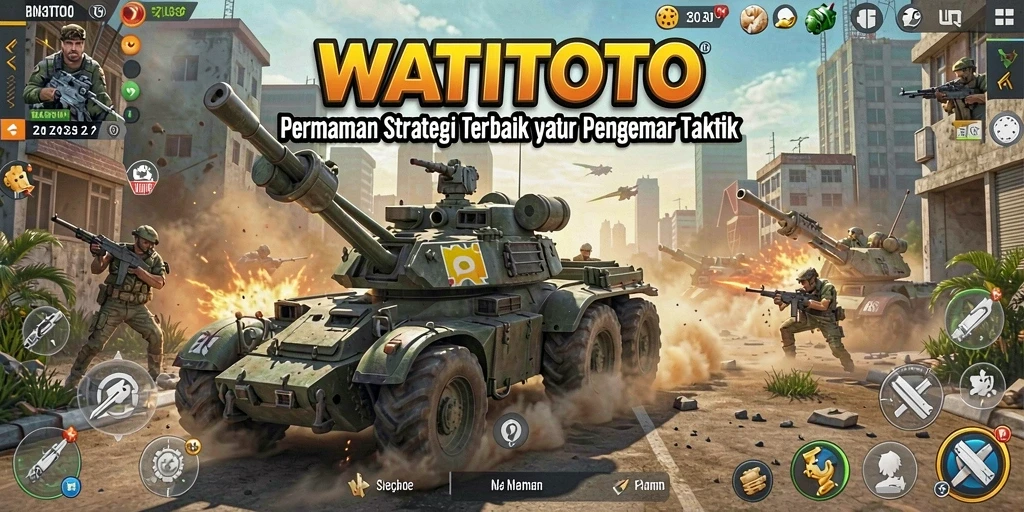Tampilan gameplay menarik dalam permainan strategi WATITOTO.