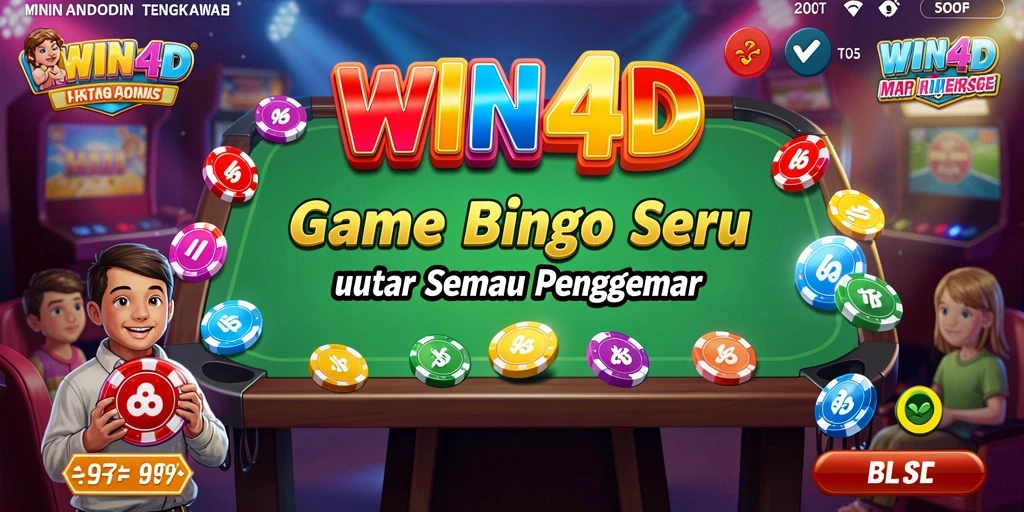 Screenshot gameplay WIN4D yang menampilkan keseruan bermain Bingo.